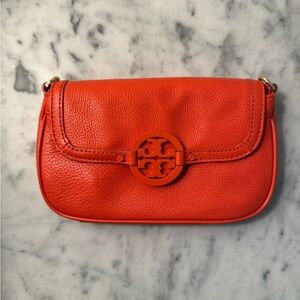 Tory Burch Vibrant Orange Clutch